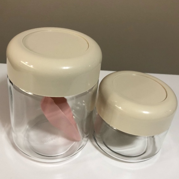 Vintage Corning Forever Yours Glass Jar Canisters - Picture 9 of 12